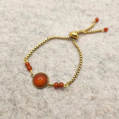 Bracelet rond en Cornaline