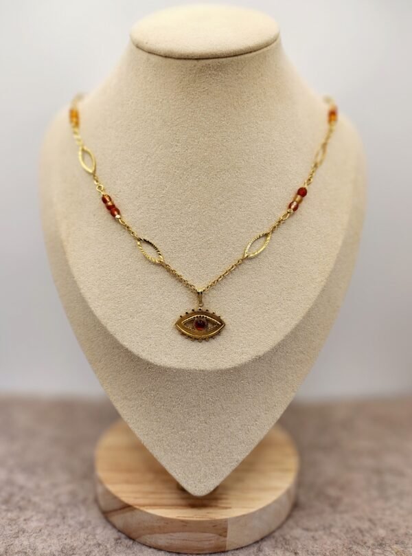 Collier Horus en Cornaline