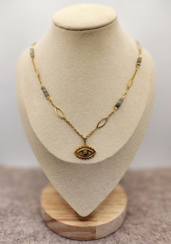 Collier Horus en Labradorite