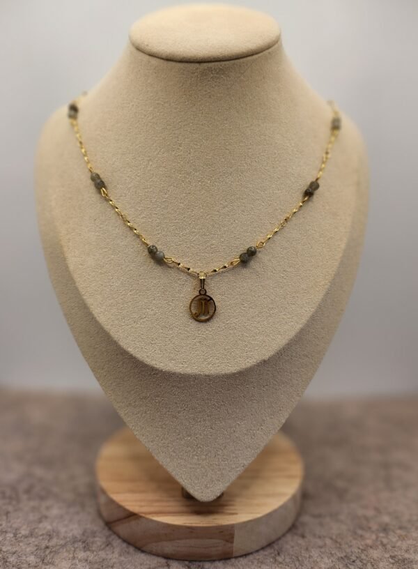 Collier Astro Scorpion en Labradorite