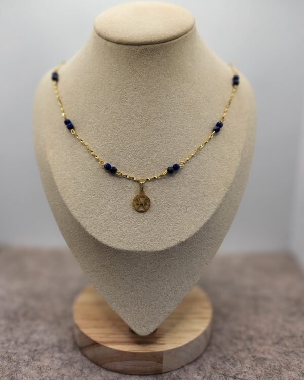 Collier Astro Poisson en Lapis Lazuli