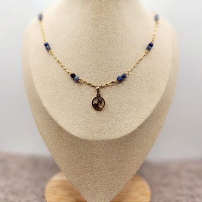 Collier Astro Capricorne en Sodalite